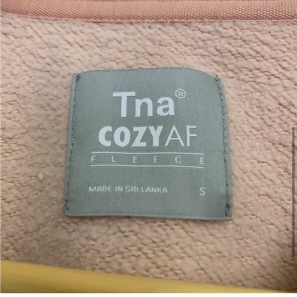 TNA Cozy AF Fleece Boyfriend Crew Sweatshirt - Picture 6 of 6